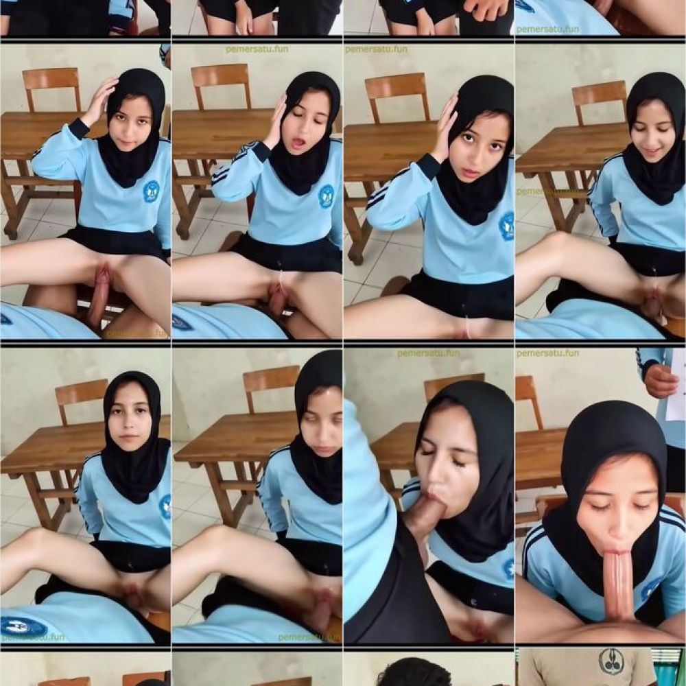 Abg Seragam 18Yo Hijab Olahraga Gangbang Di Kelas Double Penetration
