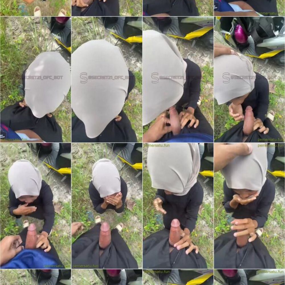 Hijab Nyepong Di Pinggir Jalan – Jilbab