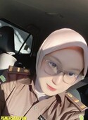 Koleksi Miss Anastasya Aprilia Seragam Hijab Ngewe