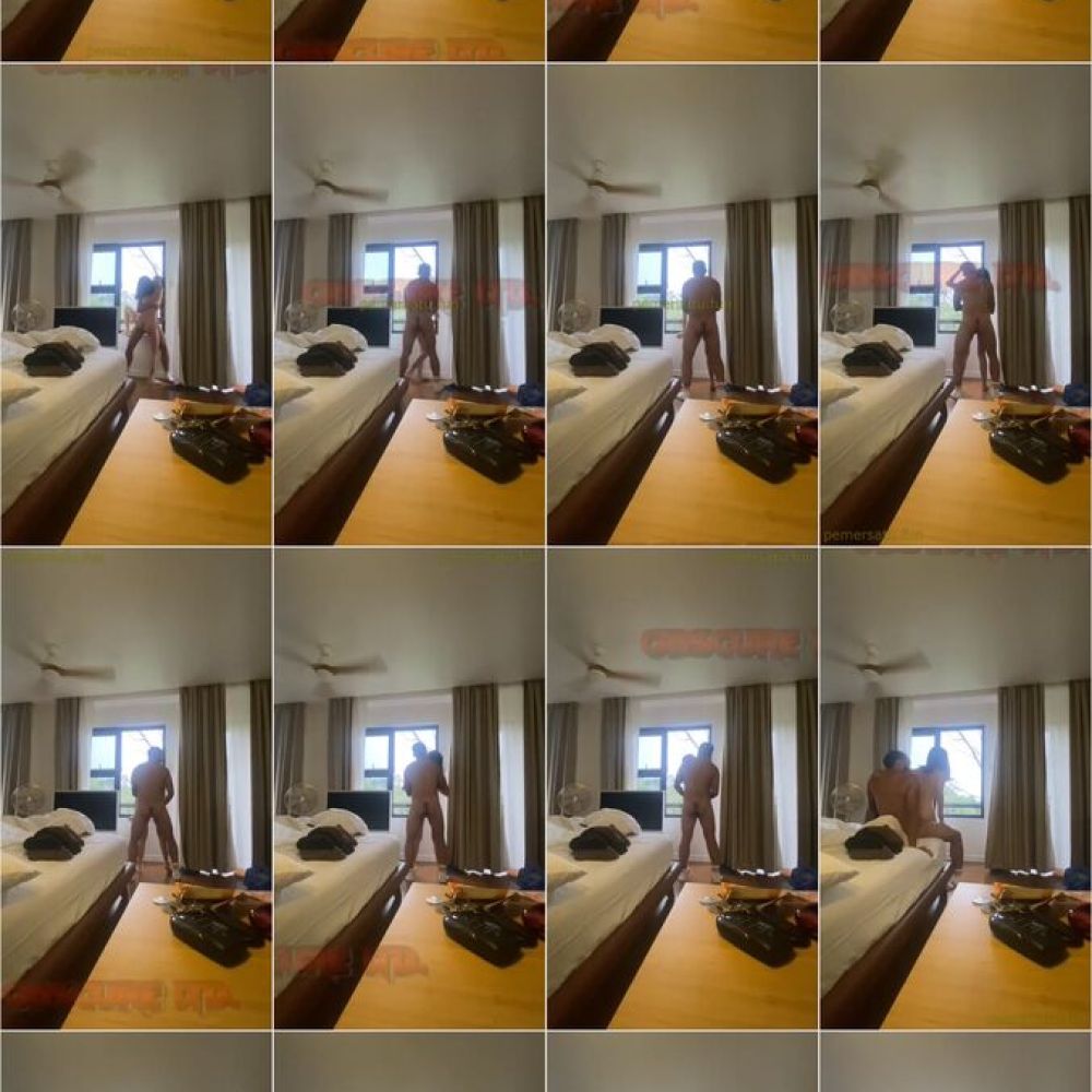 P1 Adeline Cakep Dientot Sambil Hadap Jendela 1